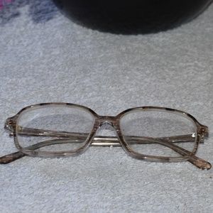 Grey 1980's Rectangular RX Glasses